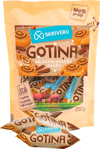 Kaneelisaiaga piimakomm „Skrīveru Gotiņa“ 250 g