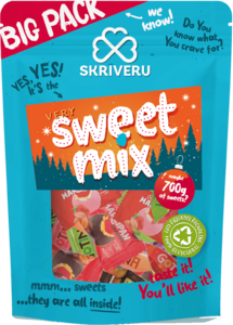 Talveassortii „Skrīveru“ (suur pakend) 700 g