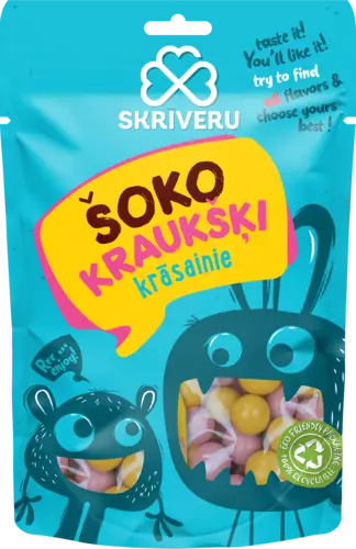 Värvilised šokolaadidražeed „Chococrunchies” 90g
