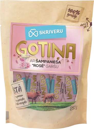 Skrīveru šampanjamaitseline lehmakomm 250g