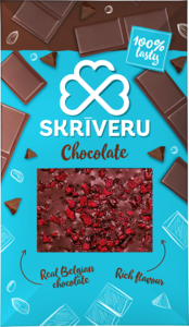 Tume šokolaad kirssidega 90g