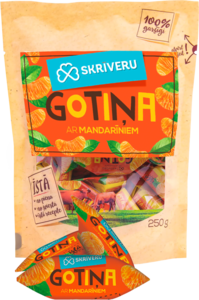 Kommid “Skrīveru Gotiņa” mandariinidega, 250 g