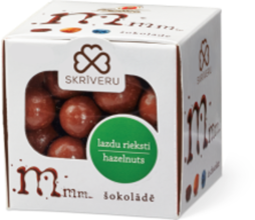 Röstitud sarapuupähklid piimašokolaadis 120g
