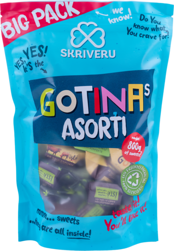 Suur lehmakommide assortii 800g