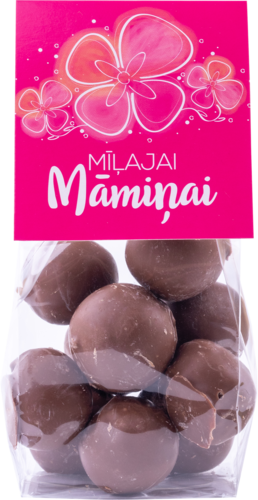 Sarapuupähklitrühvel piimašokolaadis
