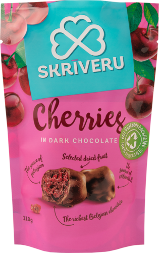 Kirsid tumedas šokolaadis 110g